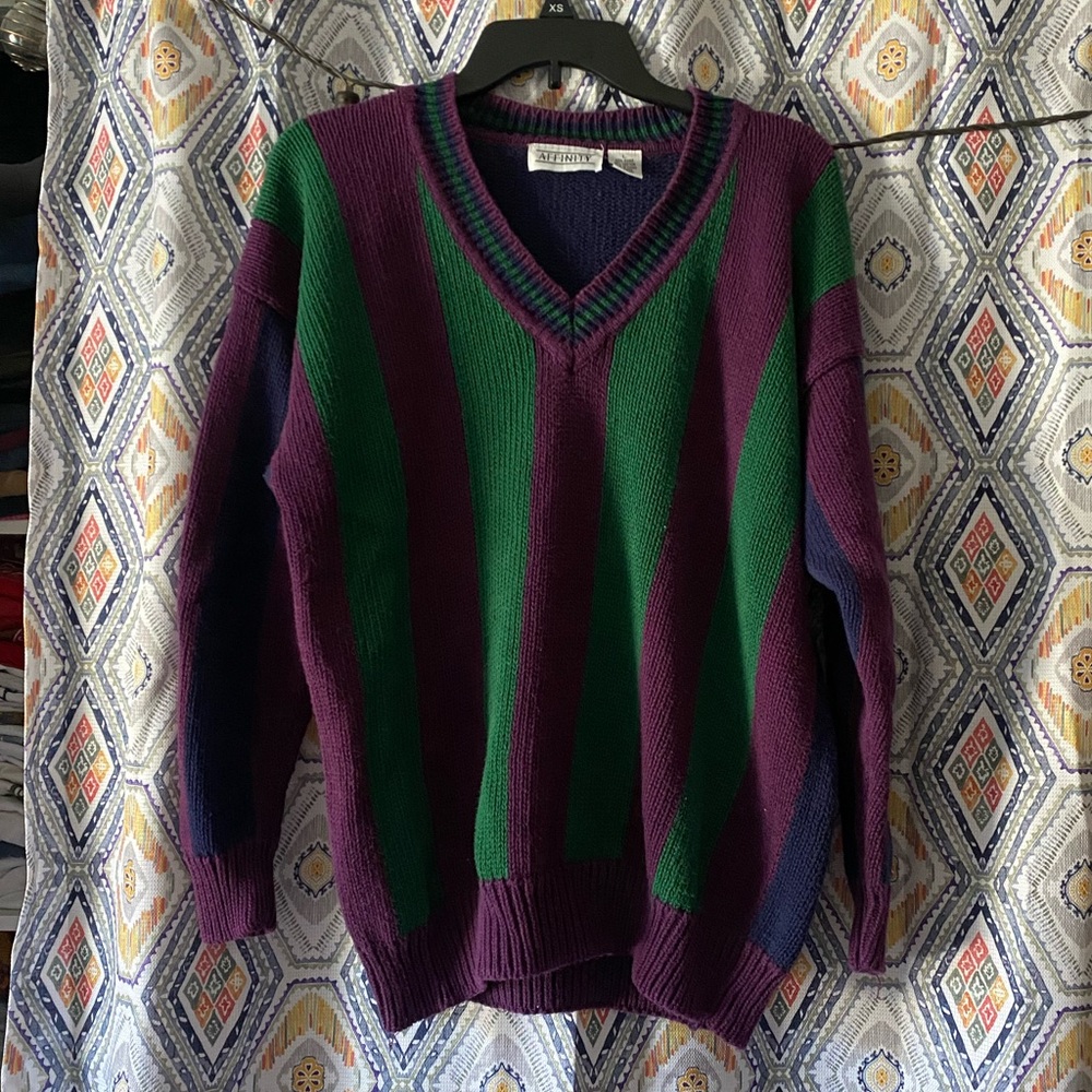 vintage striped sweater